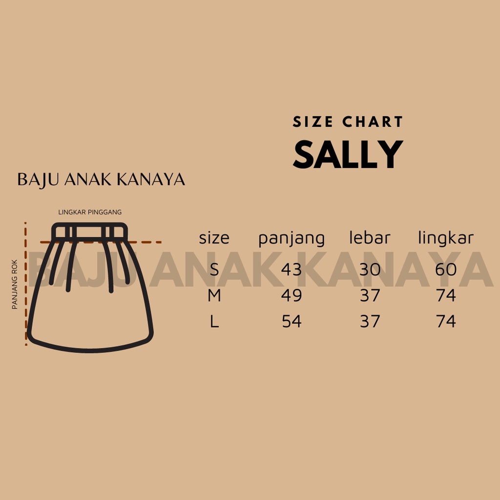 2-5TH ROK ANAK SALLY ROK ANAK PEREMPUAN ROK SPAN ANAK RIB KNIT