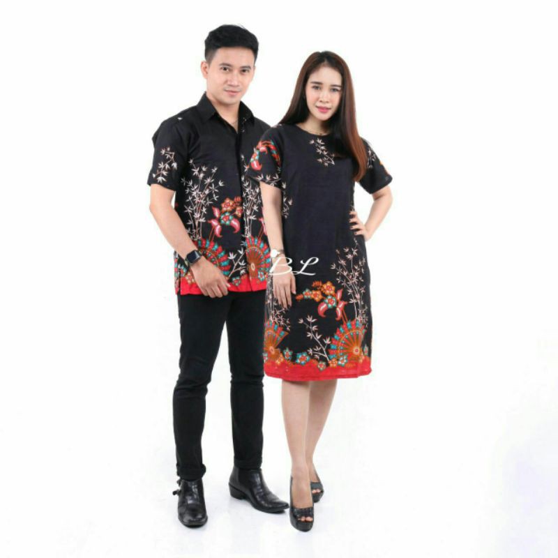 Rama Shinta Couple - Melani Set Couple Lilit Rovella Batik Couple Modern