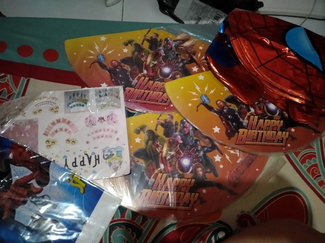 Table Cover / Taplak Meja Karakter Cars Mickey Minion Avenger Spiderman