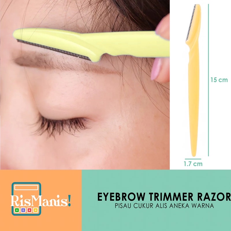 EYEBROW TRIMMER RAZOR - Alat Cukur Alis Mata Pisau Tajam Shaver Gunting Silet Kerok Pencukur Rapi