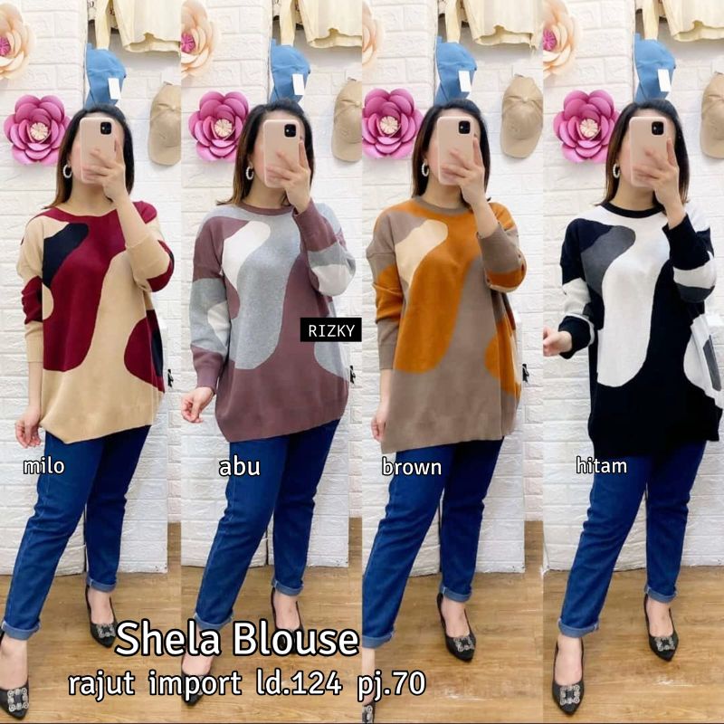Rajut import motif terbaru / rajut import premium termurah /atasan wanita terlaris/blouse rajut kual
