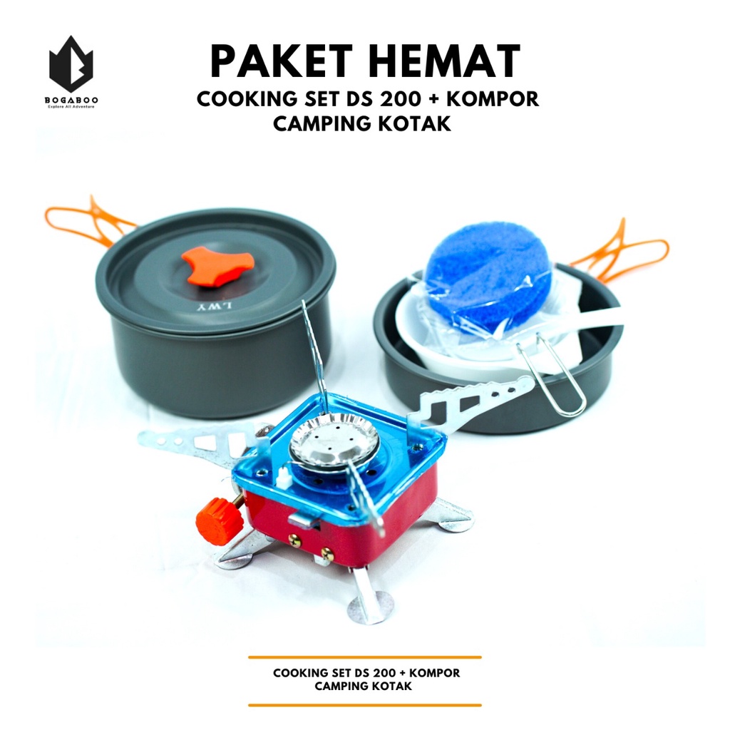 Paket Hemat Kompor - Paket Kompor DS 200 + Kompor Kotak - Paket Nesting