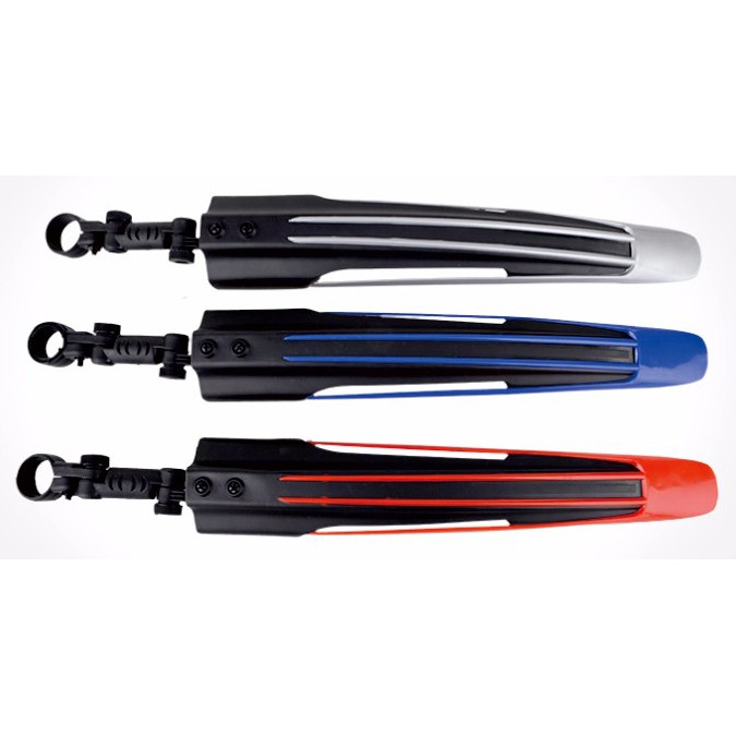 Spakbor Sepeda Depan &amp; Belakang Dua Warna - Black