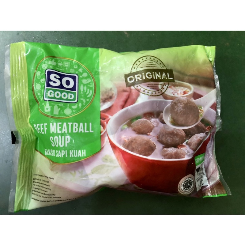 SO GOOD Bakso Sapi Kuah 136 gr