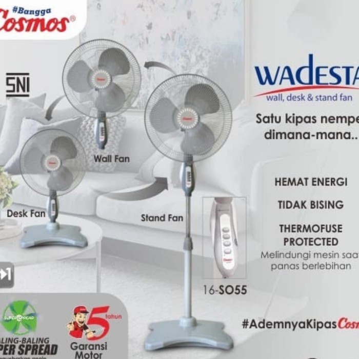 Kipas Angin 3in1 Cosmos SO55