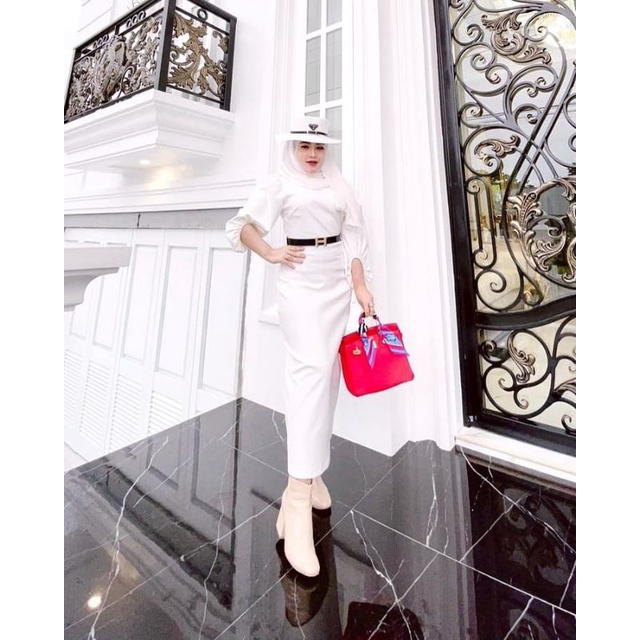 Dress tangan balon shellasaukia