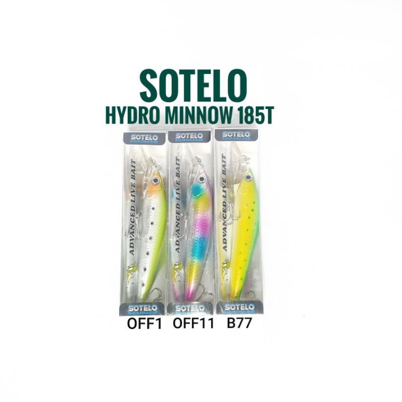 Umpan Pancing Sotelo Hydro Minnow 185T