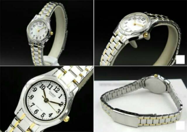 Jam Tangan Casio Original Couple Pria&amp;Wanita MTP&amp;LTP-1275SG-7B (Harga Sepasang)