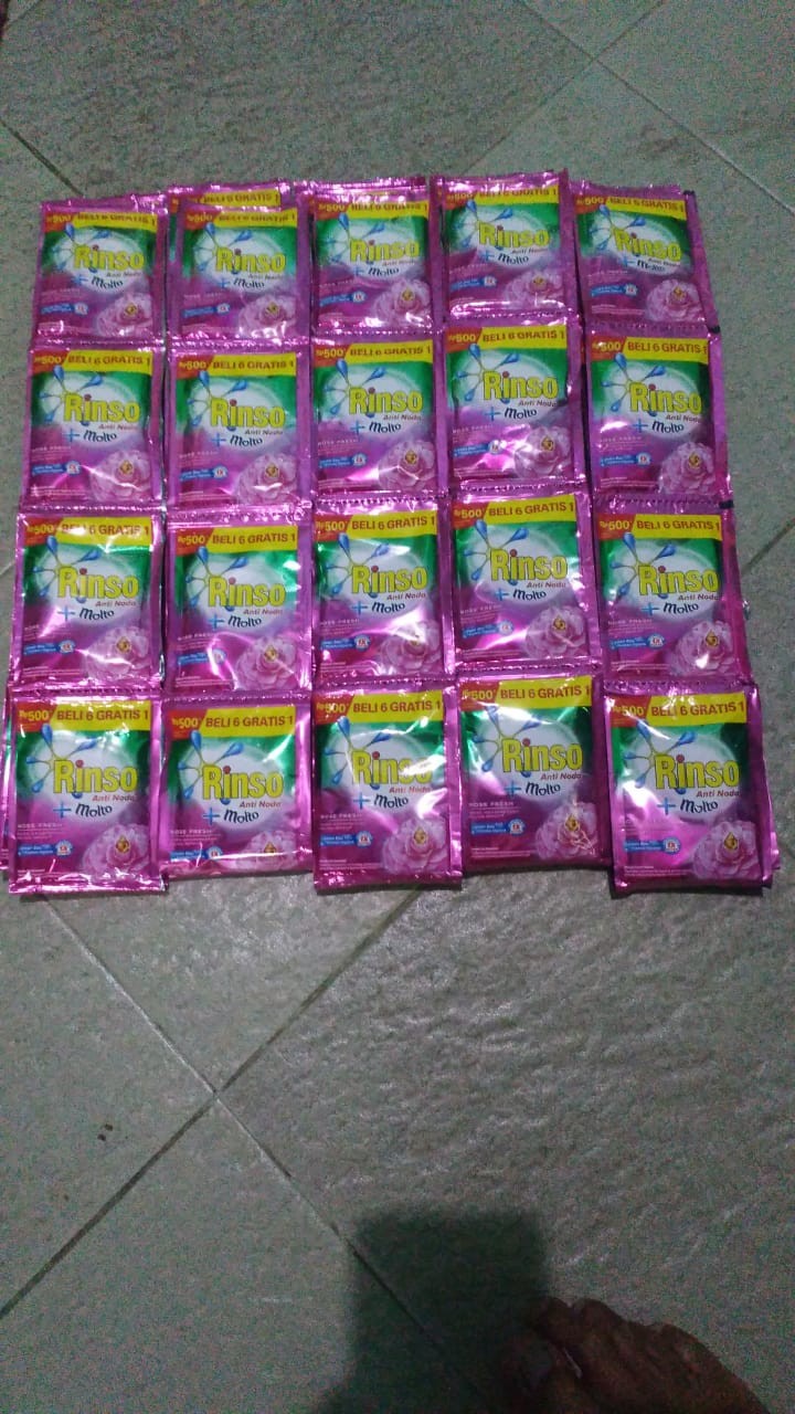 Rinso Cair Rp 500 Renteng / Sachet