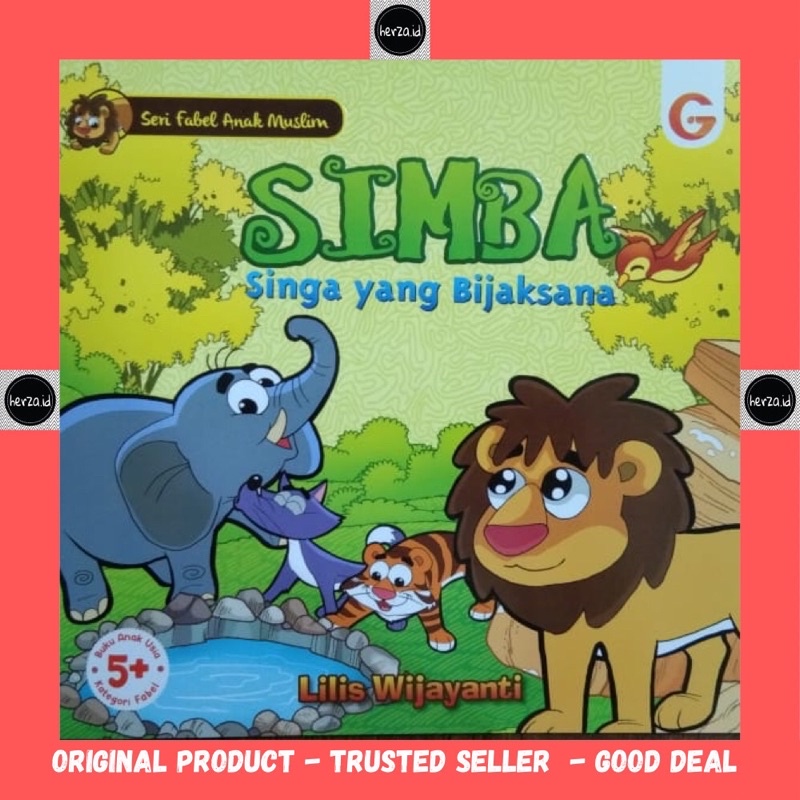 Simba Singa yang Bijaksana (seri fabel anak muslim) Gema insani kids buku cerita bacaan islami