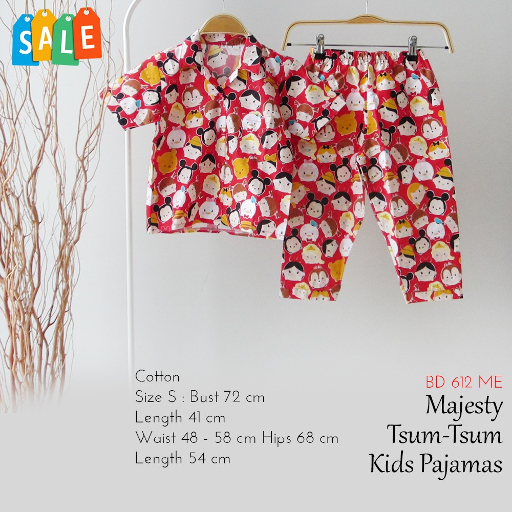 Piyama Anak - Majesty Tsum Tsum Kids Pajamas