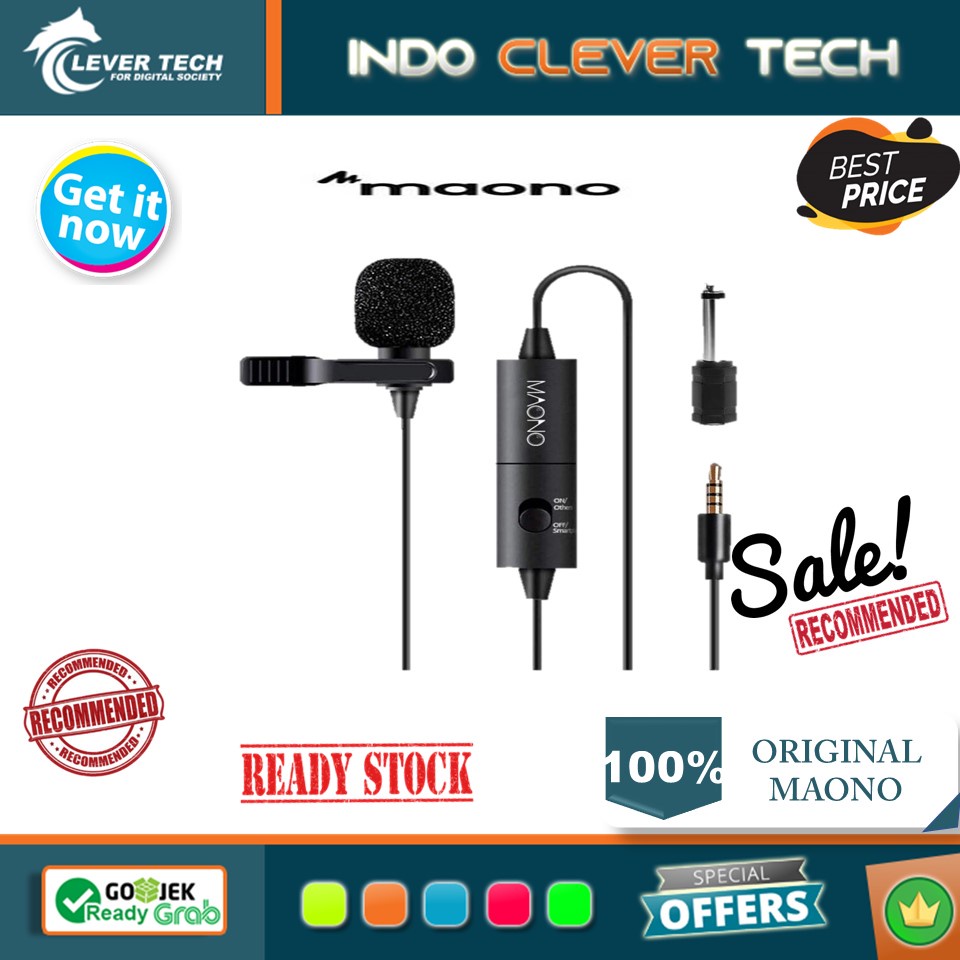 Maono AU-100 Lavalier Microphone | Maono AU100