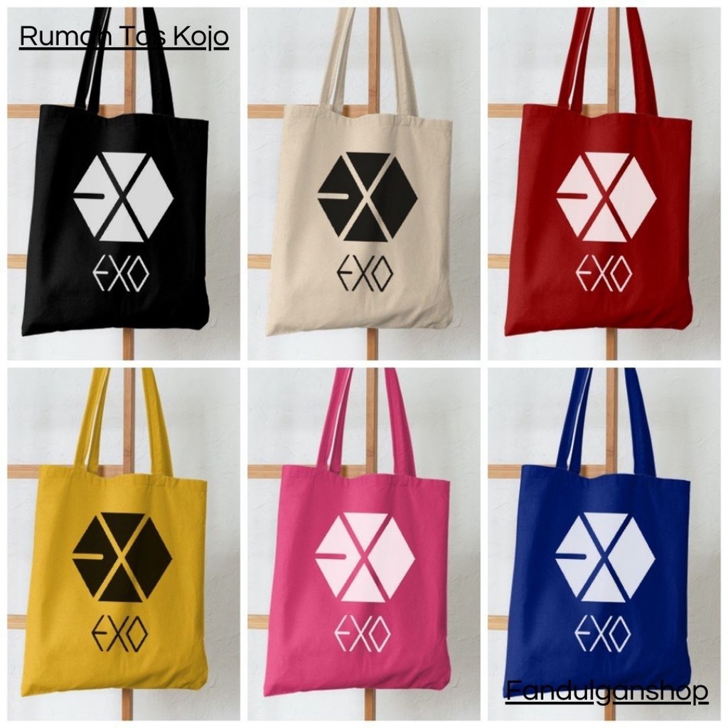 SPESIAL PROMO 7.7 - [RESLETING] EXO TOTEBAG SEMI KANVAS | TOTEBAG KERJA/KULIAH/SEKOLAH | TOTEBAG RESLETING | TOTEBAG BESAR | TOTEBAG KOREA | TOTEBAG TEBAL | TOTEBAG LAPTOP | TOTEBAG UNIQUE | TOTEBAG NONGKI | TOTEBAG NGOPI | TOTEBAG POLOS | TOTEBAG BERMERK