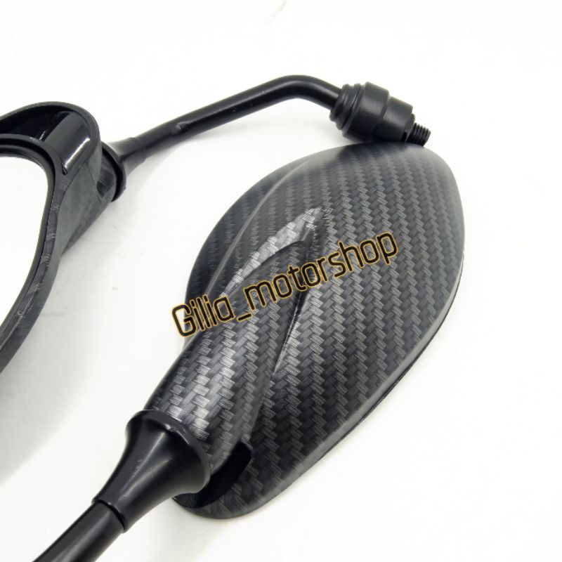 spion carbon model Yamaha X1 plus baut tambahan