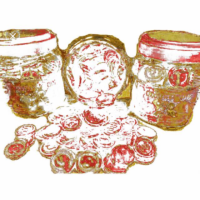 

Coklat dolar kemasan toples 200pcs