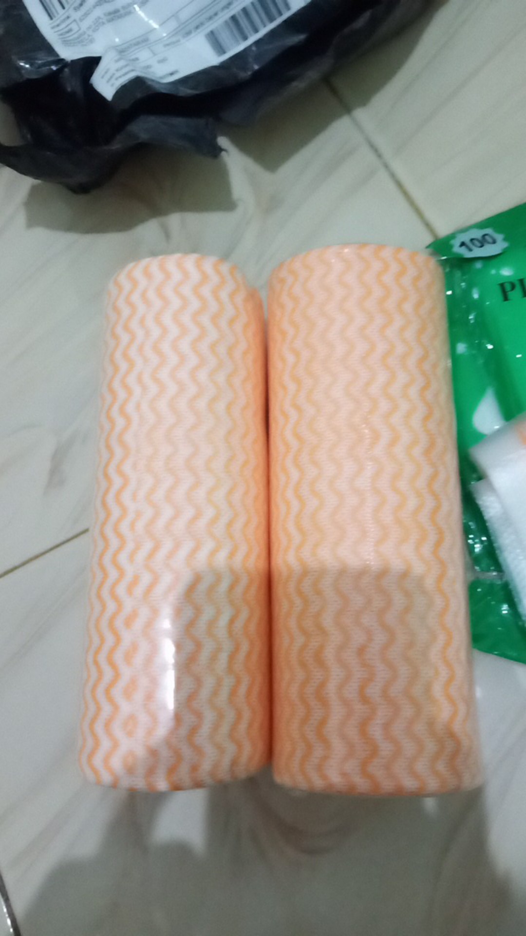 1 Gulung Kain Lap Pembersih Sekali Pakai Bahan Kain Non-woven / Tisu Gulung