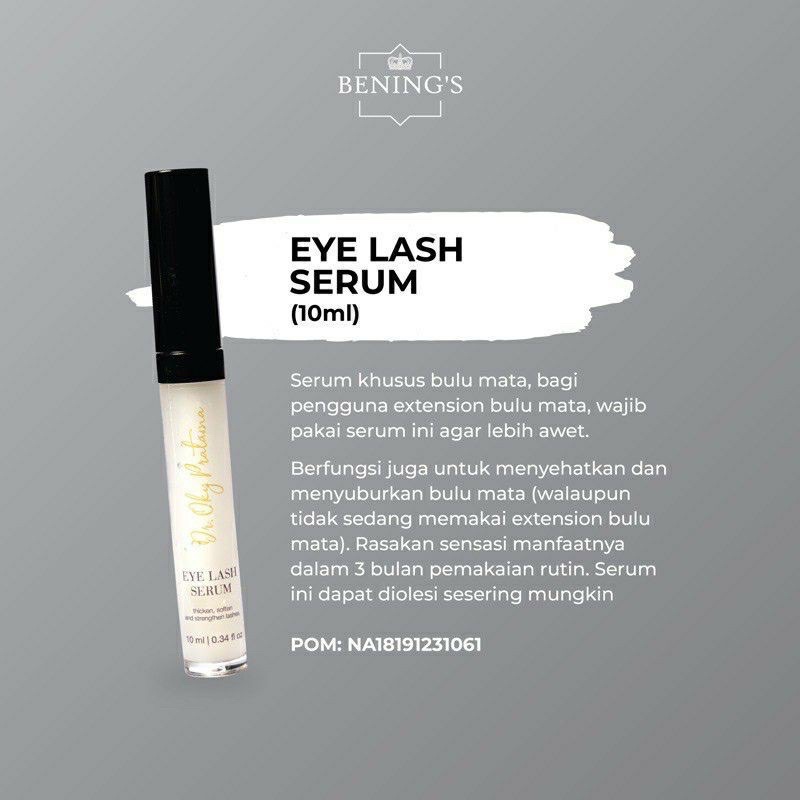 Eyelash Serum by dr. Oky Pratama / Serum Bulu Mata by Benings Clinic