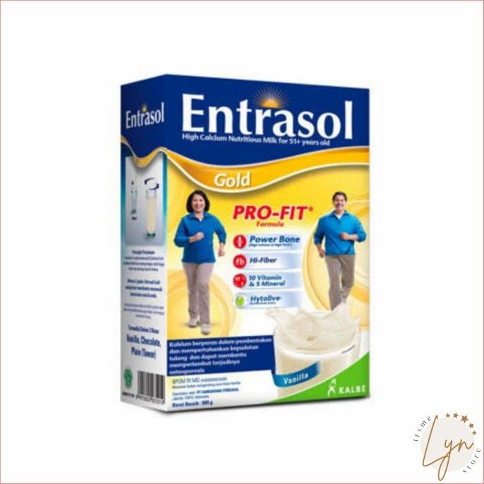 

[COD] SUSU ENTRASOL GOLD PROFIT VANILA VANILLA 600 gr 600gr [COD]