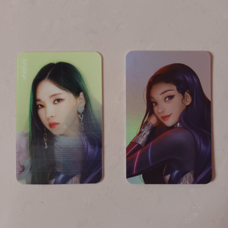 Aespa Karina Photocard Lenti