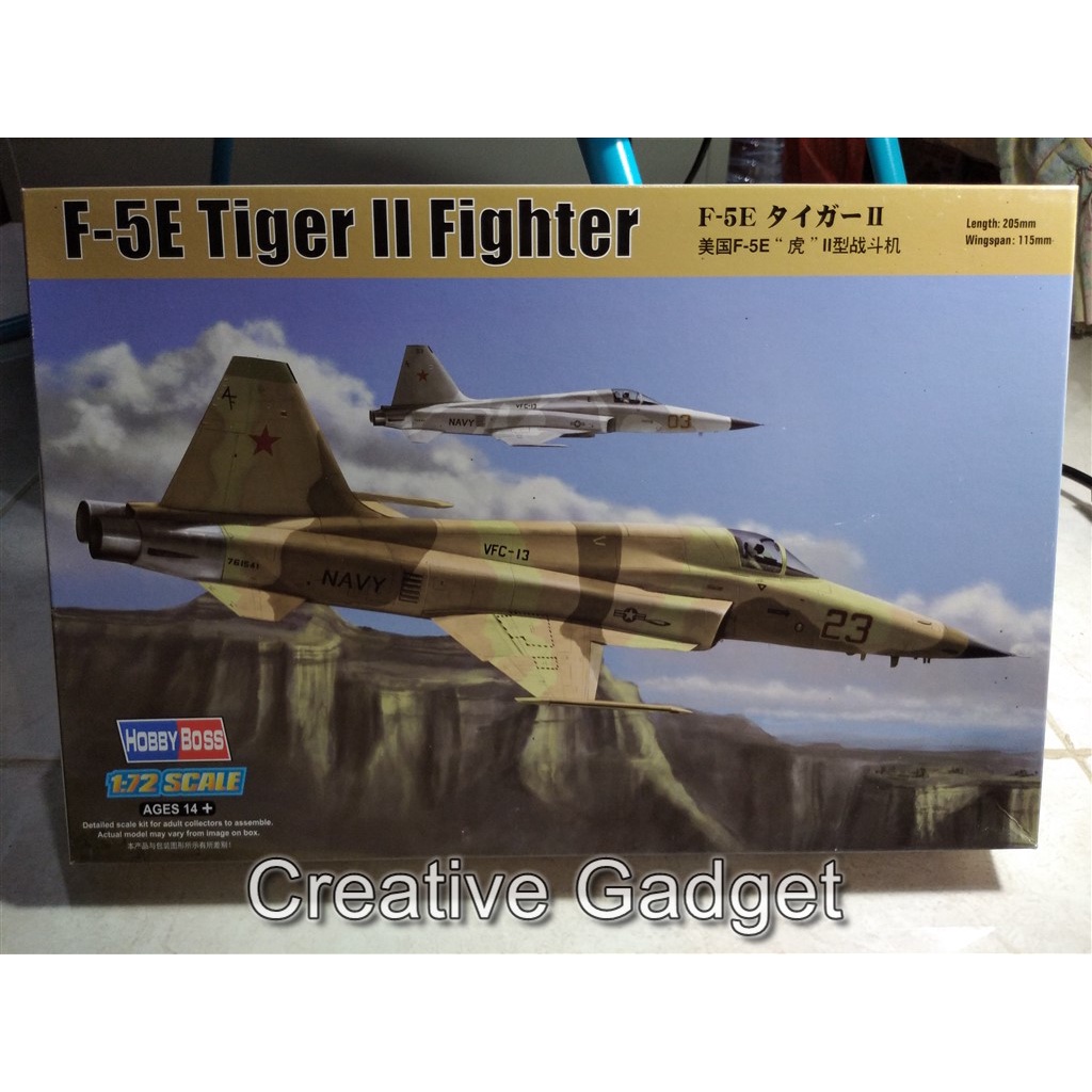 Jual ✓ Tiger Ii Aircraft Fighter F-5E - Model Kit Hobby Boss 1/72 - F5e  Northrop - Supersonic Light Fighter Aircraft - Mokit Hobbyboss | Shopee  Indonesia