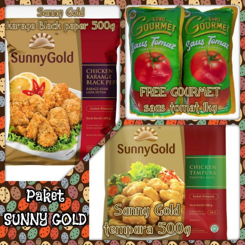 

Paket frozen foods Sunny Gold
