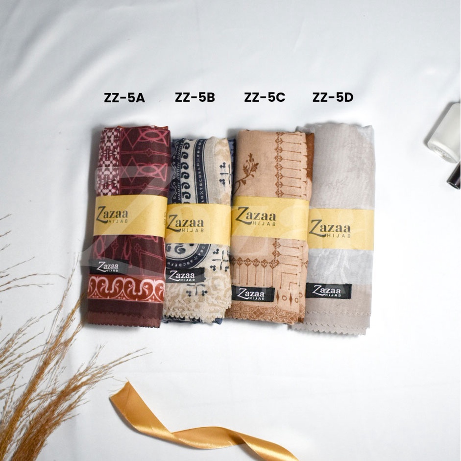 JILBAB SEGIEMPAT MOTIF TERBARU PREMIUM 2022 / Jilbab Voal Lasercut / Segiempat / Edisi 05