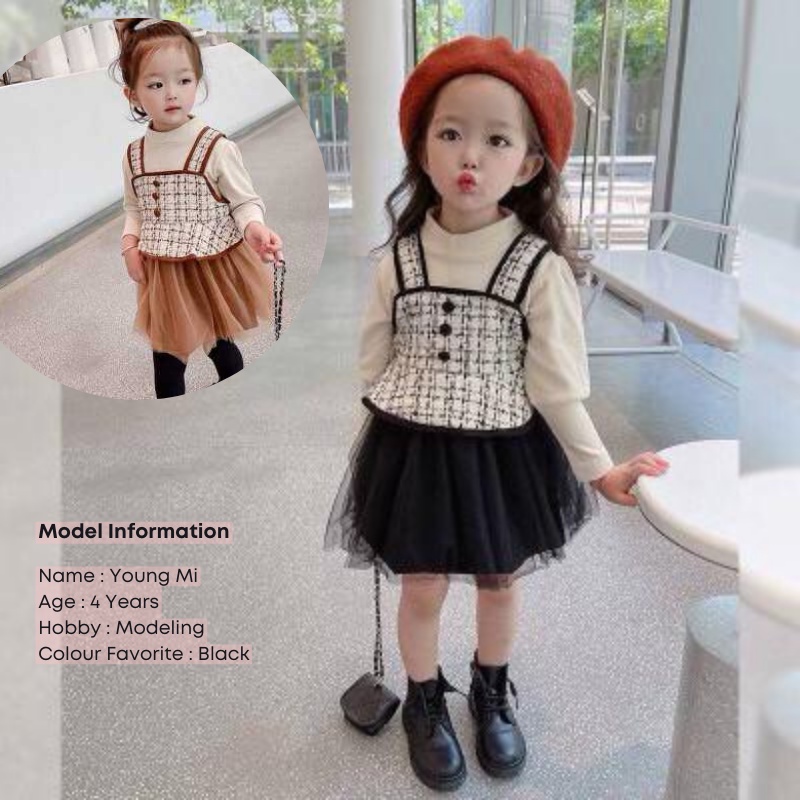 1 - 4 TAHUN | Song Hwa Dress - Gaun Baby Korea Style Dress Anak Perempuan Kualitas Import Dres Pesta Fashion Kiosbalitaaprillia