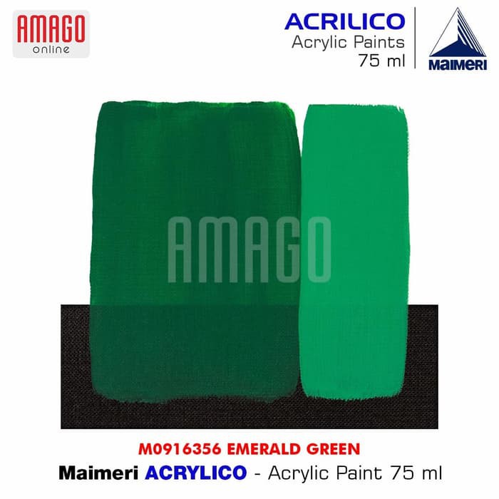 MAIMERI ACRILICO - ACRYLIC PAINT - EMERALD GREEN - 75ML - M0916356