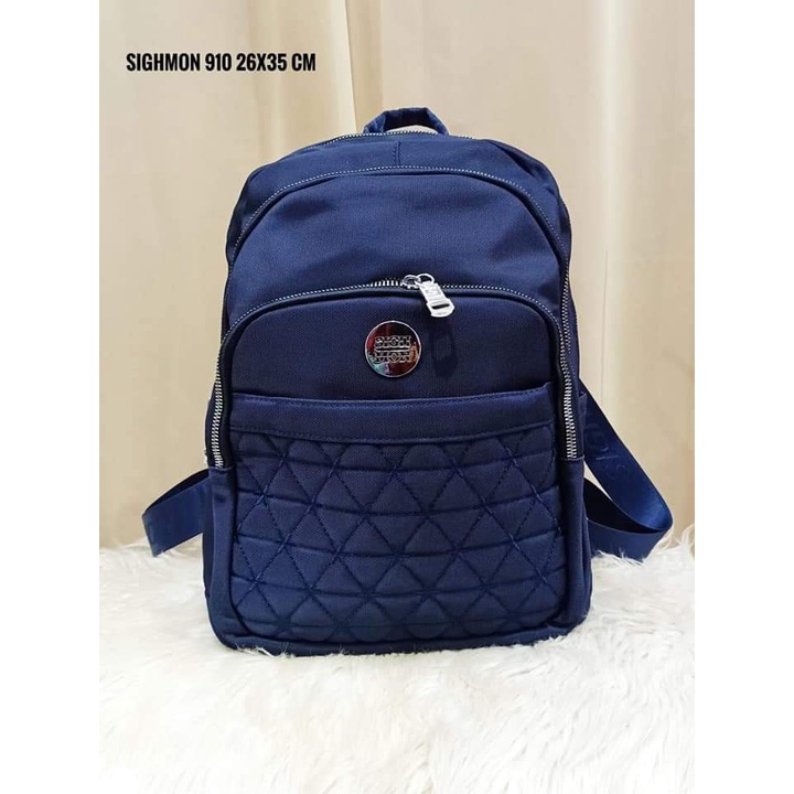 Tas Ransel Sighmon 910 Bahan Kanvas. Tas Sighmon ORI Tas Wanita Tas Ransel Wanita Import BEST SELLER.!!!l Tas Sighmon Import Bisa bayar ditempat.!!!