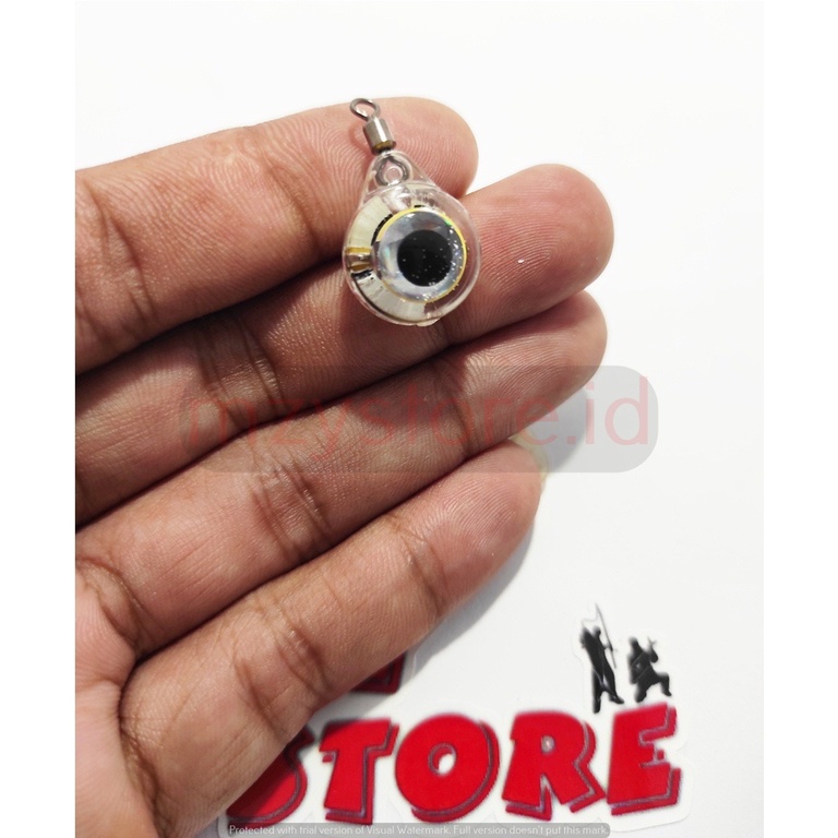 Lampu LED ESKA Umpan Pancing Bentuk Mata Ikan Jig Lure Light Fish eye