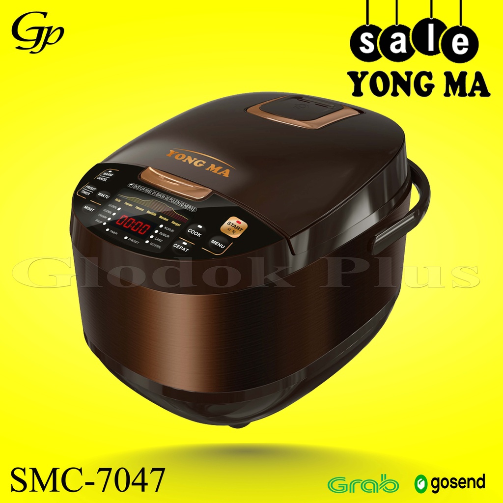 Yong Ma SMC 7047 Magic Com digital Rice Cooker 2 Liter SMC7047 yongma