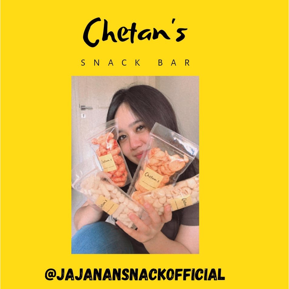 

Chetan's Sncak Bar isi Sncak 4 pcs All Varian rasa ukuran 150 Grm