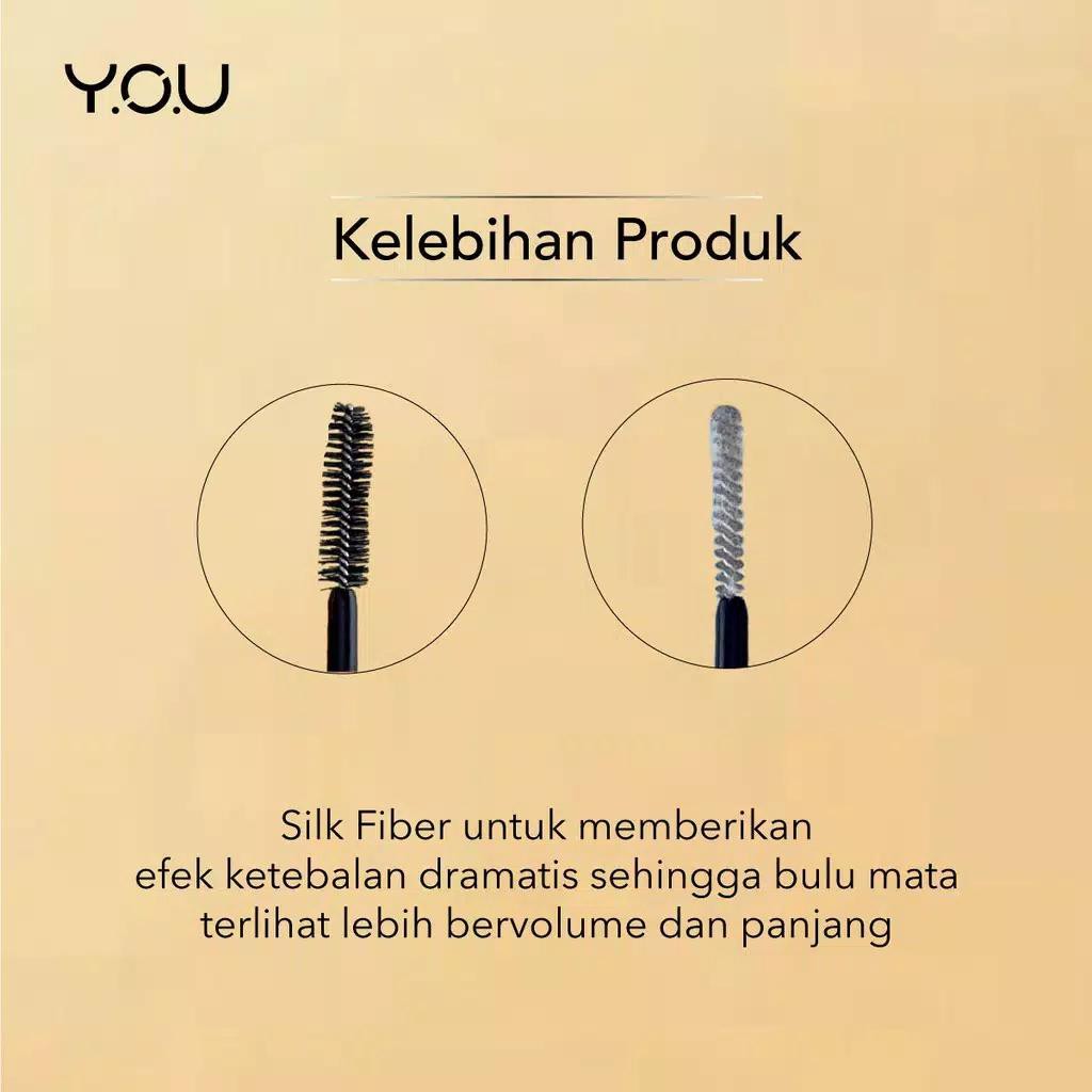 YOU The Gold One Dual Dramatic Volume Mascara Resmi Original