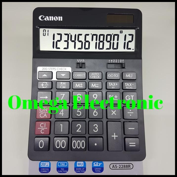 

Canon Calculator As-2288R - Check & Correct Kalkulator 12 Digits
