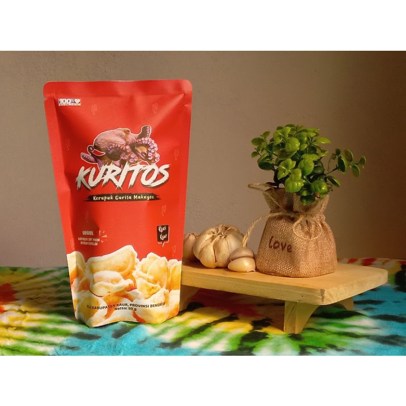 

Kerupuk Gurita Maknyos (Kuritos) 80gr Rasa Original