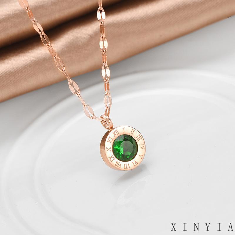 【COD】Kalung Titanium Blgari Rose Gold Anti Karat Selamanya / Kalung Titanium Wanita Korea Terlaris / Kalung Titanium 2023 Terbaru /