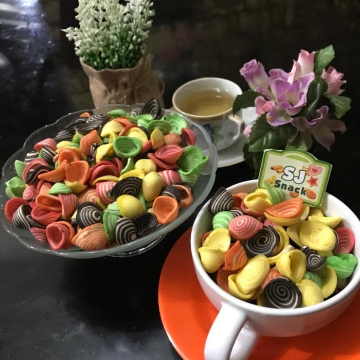 

MURAH Kuping Gajah rainbow 250 gr