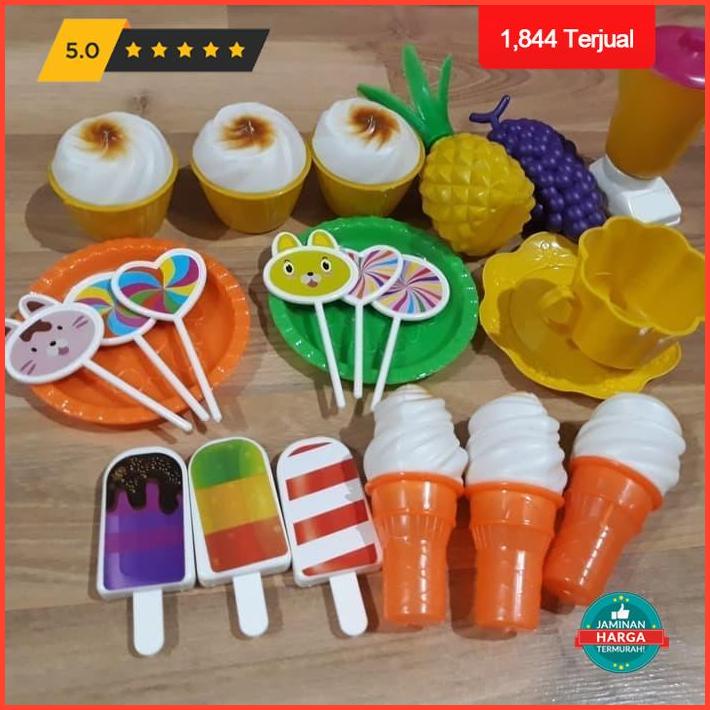 

Puncak Promo Gerobak Ice Cream / Eskrim Dorong Mainan Gerobak Ice Cream Premium