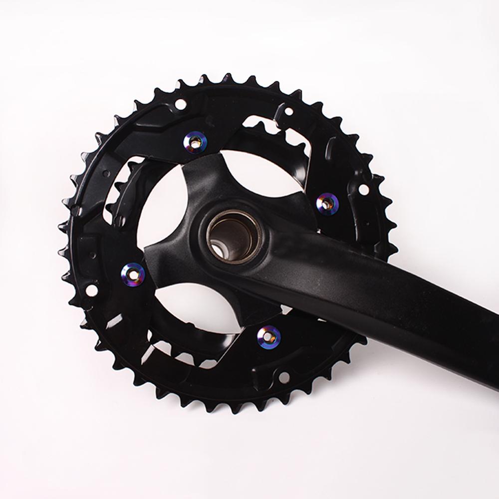 Lanfy Baut Crankset Warna Warni Lapis Titanium Sepeda Jalan Chainwheel Bike Parts Sekrup Engkol Sepeda