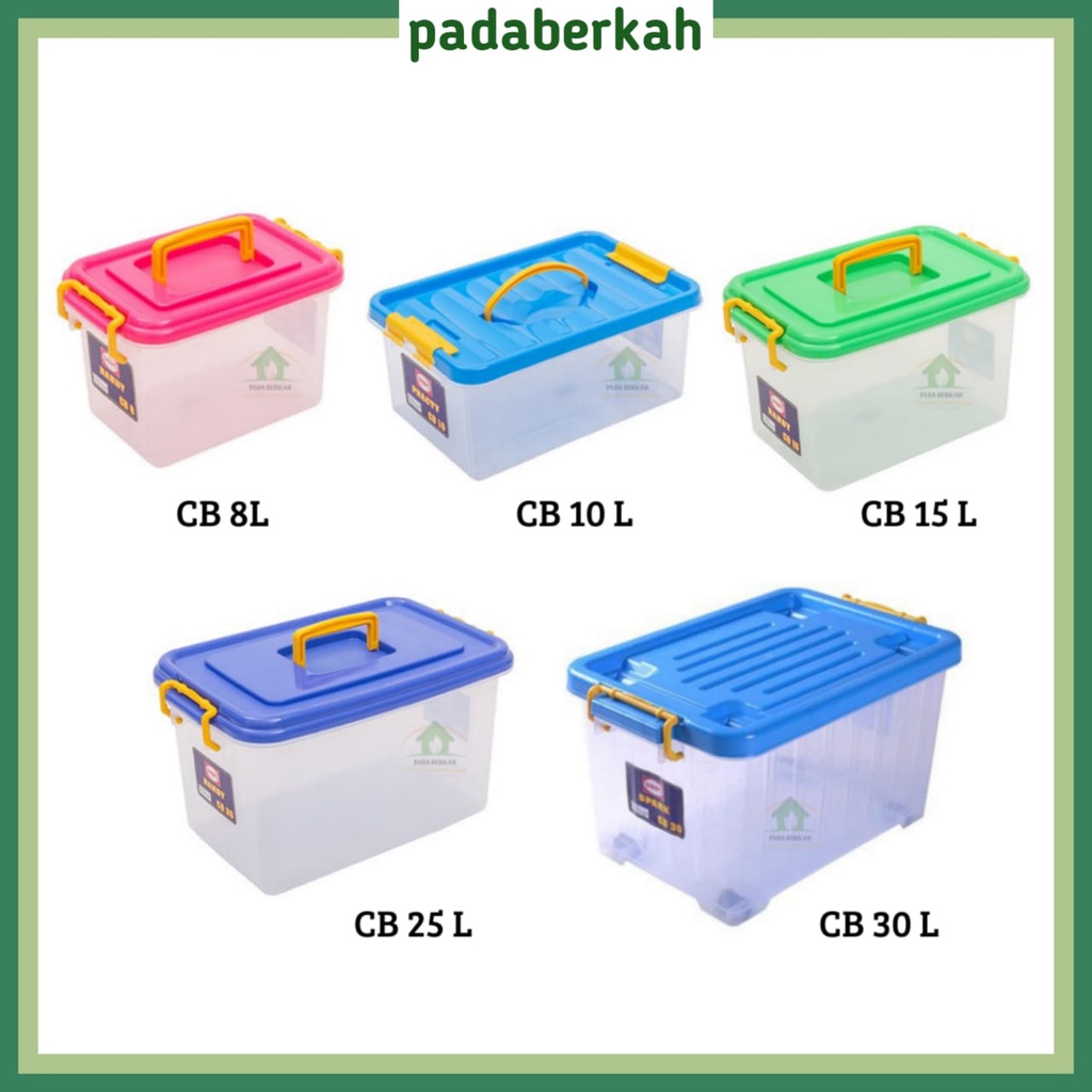 Jual Container Box Kontener Shinpo Cb 8 10 15 25 30 Liter Kotak Tempat Penyimpanan Serbaguna 7314