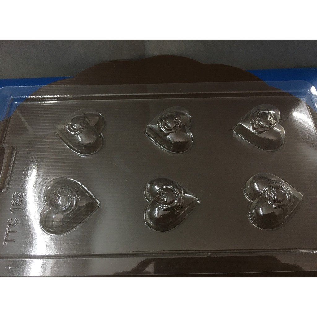 Cetakan Coklat Mika Hati (Love)