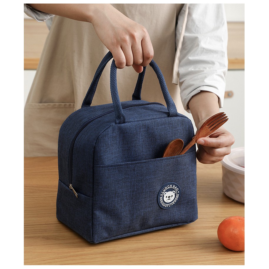 WRF40 Tas Bekal Lunch Cooler Bag Box Makanan Alumunium Impor TKM