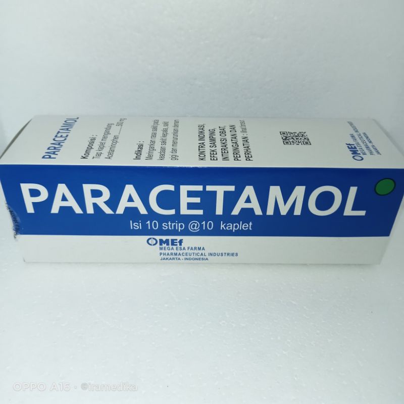 PARACETAMOL 500mg MEF 100kaplet