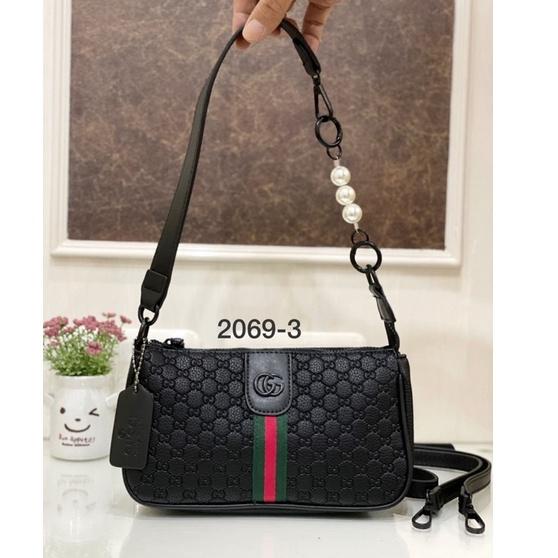 Koleksi Terbaru.. Tas Slempang Mutiara kode 2069 Double Strap satu Ruang