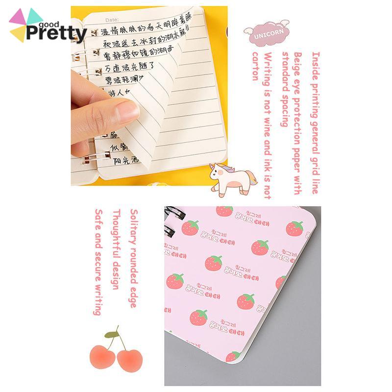 A7 Rollover Coil Buku Mahasiswa Saku Buku Kecil Mini Notebook Diary Portable Office Notepad - PD