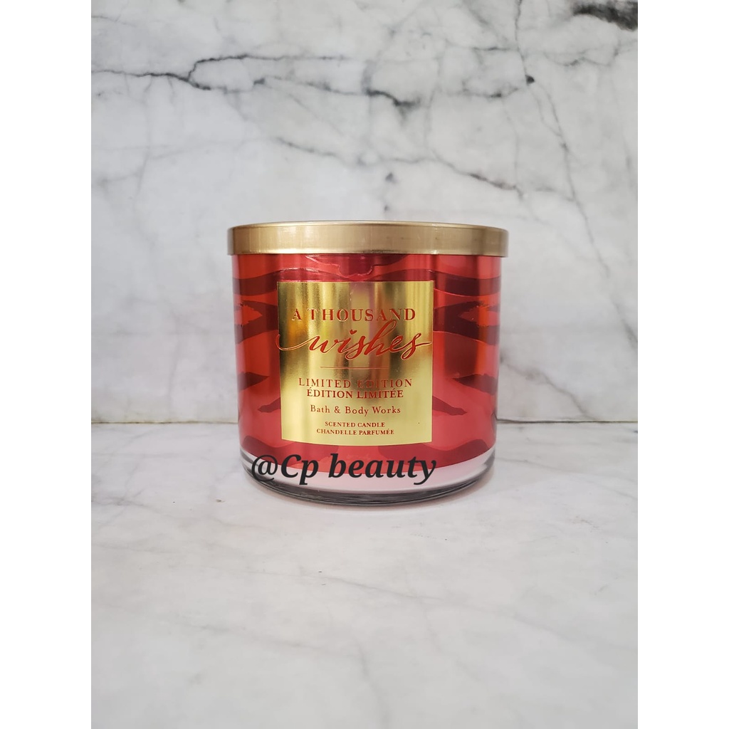 BBW THREE WICK CANDLE A THOUSAND WISHES