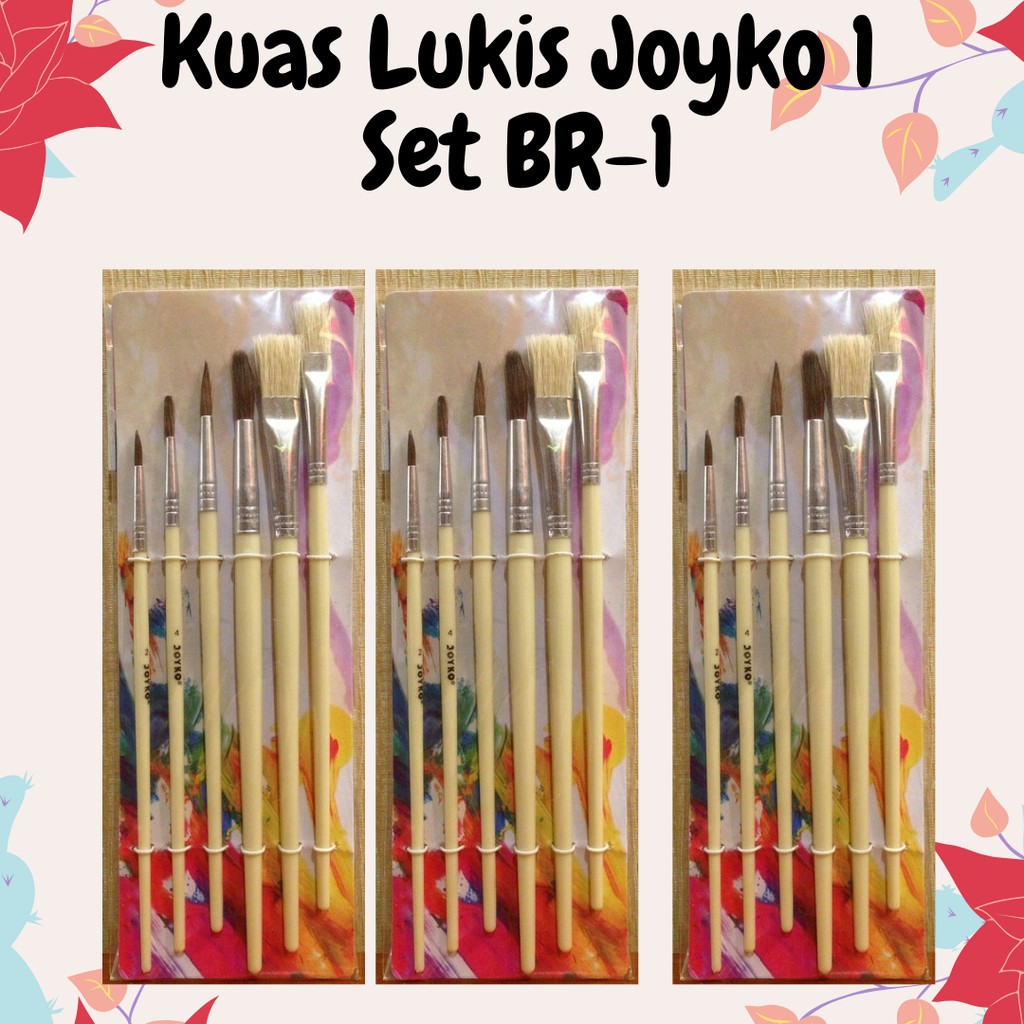 

Kuas Lukis Joyko 1 Set BR-1