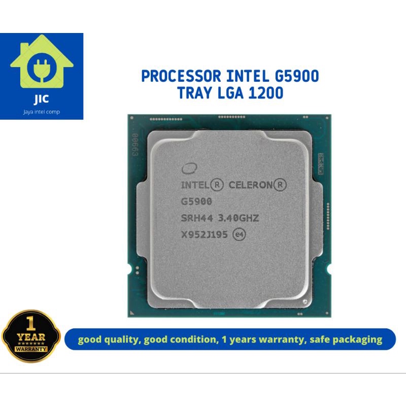 PROCESSOR INTEL G5900 TRAY LGA 1200