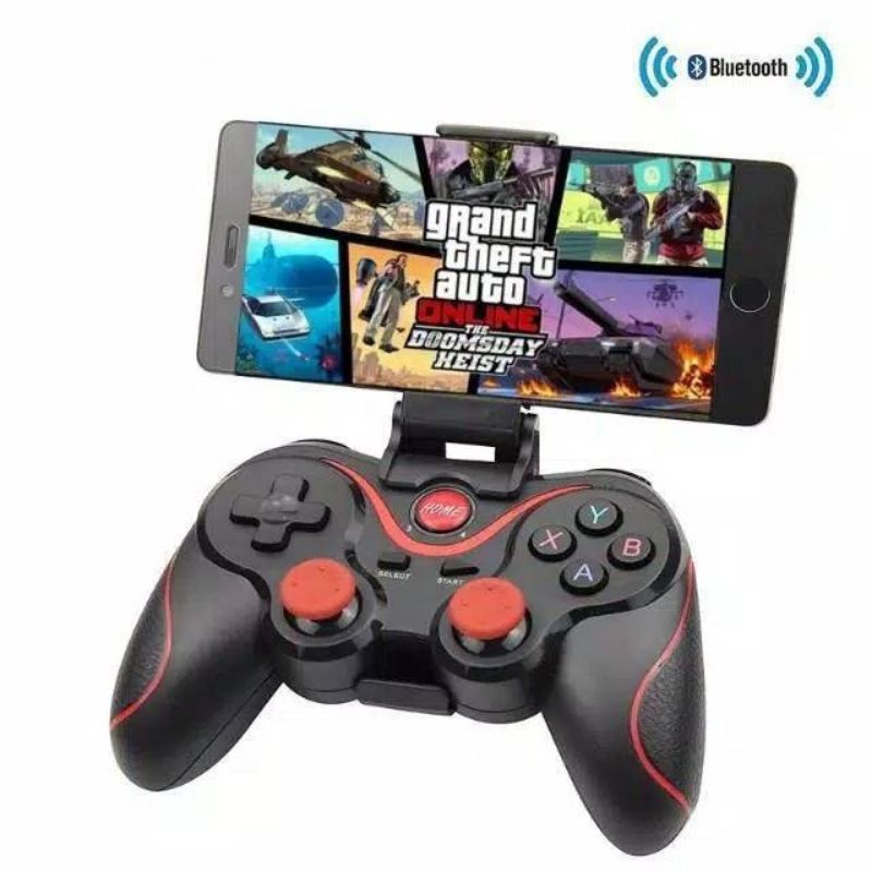 X3/T3 Gamepad Joystick Bluetooth Plus Holder HP - X3 Wireless Controller