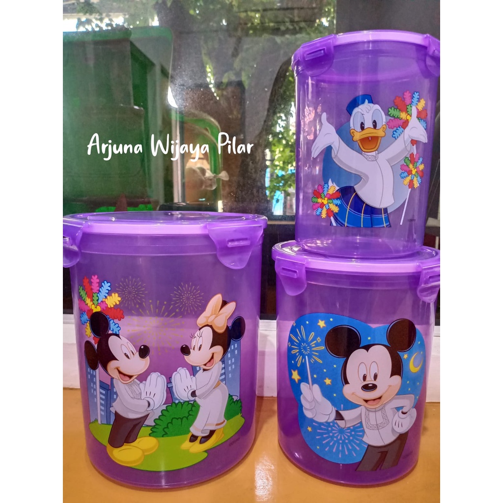 Toples Disney set 3 Tutup KLIP ODATE  +kardus atas bawah &amp; Bubblewrap